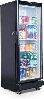 PremiumLevella Glass Door Display Refrigerator 7.1 cu ft Commercial Beverage Cooler Merchandiser