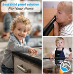 Furniture Edge Guards | 16ft Protective Protective Foam Cushion | Baby Child Proofing Set NonToxic and Safe for Table, Fireplace, Countertop | Black
