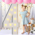 Imprsv 4FT Light Up Numbers & Letters, Marquee Numbers for 40th Birthday Decorations, Anniversary Party Decor, Pre-Cut Foam Board Kit