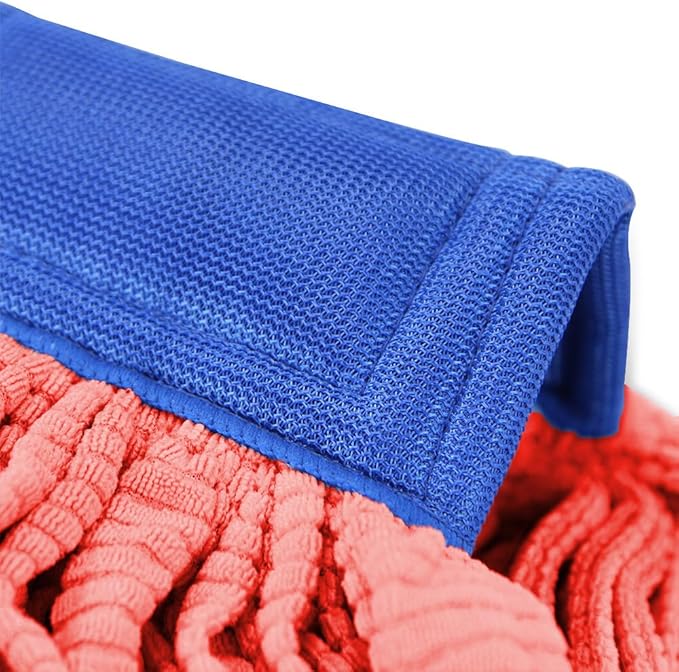Arkwright Microfiber Tube Mop Head Replacement - Heavy Duty, Lint Free, Super Absorbent & Bleach-Safe, Janitorial Essential for Commercial & Industrial Floor Cleaning, 18 oz, Red