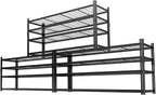 Storage Shelves 3PCS Garage Shelving Heavy Duty 2640LBS Capacity, 60"L x 24"W x 60"H Adjustable Metal Shelving Organizer Wire Rack, 4 Tier Utility Shelf Unit for Pantry Closet Warehouse Organization