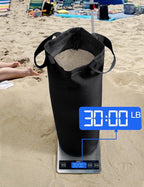 120LBS Extra Large Heavy Duty Canopy Weights Sand Bags for Ez Pop Up Canopy Tent Gazebo Outdoor Instant Sun Shelter Patio Umbrella, Upgraded 5 Full-Sized Magic Stick and 2 Nylon Handles, 4Pack
