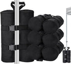 240 lbs Canopy Weights Sand Bags Set of 4,1680D Heavy Duty Plus Size Canopy Weight Bags Pop up Canopy Tent, Instant Outdoor Sun Shelter, Patio Umbrella