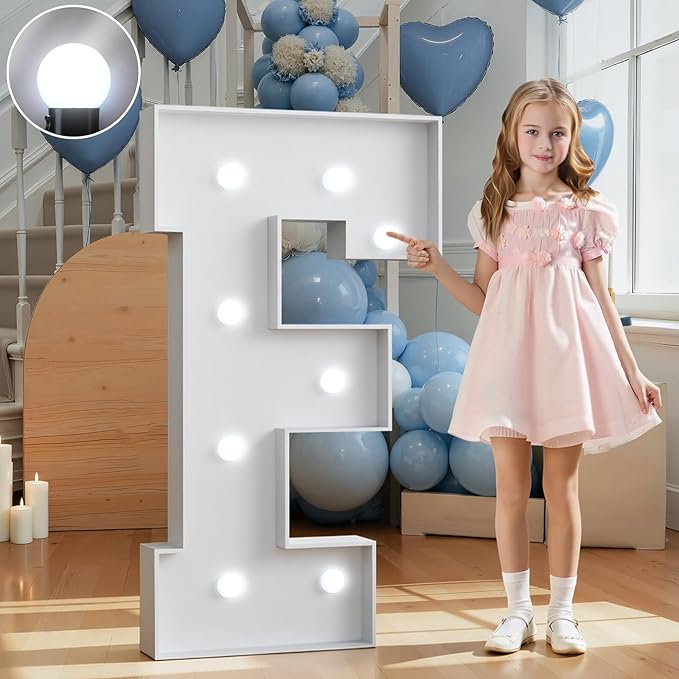 Marquee Letters 3 Feet Tall Large Light Up Letters Decorations Wedding Engagement Proposal White Party Decorations Marry Me Sign Big Cardboard Backdrop F