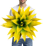 Velener Artificial Agave Fake Plants, Yellow Fake Succuents Plant for Room Decor, Unpotted Faux Agave Plant for Outdoor/Indoor Fall Decor, Yellow, 22 inches, Set of 1