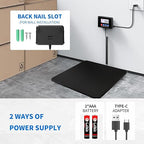 YFL Digital Shipping Postal Scale 440lb/200kg, High-Accuracy Package Scale with Hold & Tare, Large Backlit Display, for Mailing, Postage, Luggage, Warehouse – Battery & AC Adapter Included