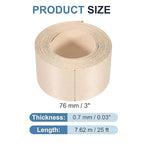 PATIKIL Maple Edge Banding, 3 in x 25 ft Wood Veneer Tape, Pre-glued Flexible