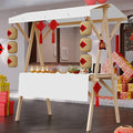 Foldable Vending Cart Portable Market Stand for Street Farmers Market Outdoor Food Vendor