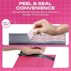 Hot Pink 10x13 Inch Poly Bubble Mailers |Self Seal Padded Envelopes for Thick books | Air Cushioned Bubble Mailer | Usable Size 9.5x13 | Waterproof Lightweight Mailing Shipping Bags | 100 Pack Bulk