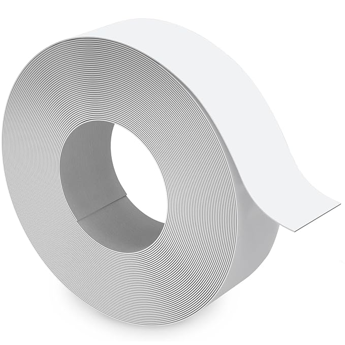 Melamine Edge Banding, 3 inch x 250ft roll of Veneer White Edge Banding Pre-glued, Real Wood Tape for Cabinet Repair & Furniture Restoration