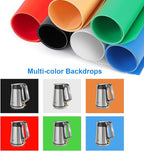 Photo Studio Light Box Photography 32"x32" with 100 LED and 6 Colors Backdrops Photo Box with Lights, Foldable Picture Box for Product Photography with 6500K Brightness