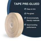 PATIKIL White Oak Edge Banding, 3 Inch x 250 ft Wood Veneer Tape Pre-glued Flexible Plywood Edge Banding with Hot Melt Adhesive for Furniture Restoration