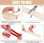 Floor Cord Cover Cavity 0.8"x0.37" Self Adhesive Cord Hider, 10FT Low Profile Cable Management, Extension Strip Protector for Wires, Prevent Cable Trips for Offices, Gyms, Exhibitions (Yellow Wood