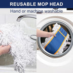 KeFanta 24" Commercial Dust Mop Replacement Heads,3 Pack Reusable Industrial Dust Mop Pads, Washable Cotton Dust Mop Refill for Floor Cleaning & Janitorial Supplies,Only Fits:B0D7MKSZ8N,B0FHHPTZHQ