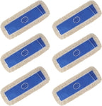 24 Inch Dust Mop Head: Replacement Medium Washable Commercial Sweeper and Janitorial Dust Mop Head Replacement