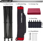 ABCCANOPY Patio Pop Up Canopy Tent 10x20 Commercial-Series(Burgundy)