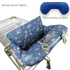 Shopping Cart Cover for Baby/Toddler, Cozy High Chair Cover, Blue Spaceship