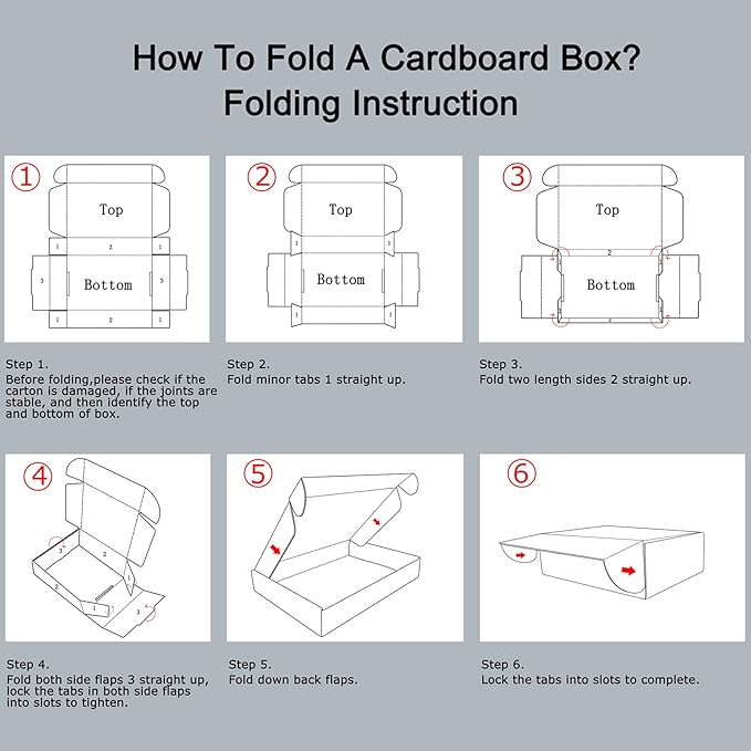 RLAVBL 9x6x2 Shipping Boxes Set of 50, White Small Corrugated Cardboard Box, Mailer Box