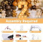 imprsv 4FT Marquee Numbers,DIY Marquee Numbers for 21st Birthday Decorations, Party Party Decorations,Anniversary Party Decor,Mosaic Number for Balloons Number 2,Pre-Cut Foam Board Kit