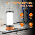 300W Temporary LED Work Light 43000Lm 5000K Daylight White Temporary Construction Lighting IPX8 Waterproof with Temp Lighting High-Brightness Job Site Lighting