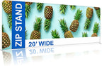 Custom Straight Tension Fabric Display Backdrop, Step and Repeat Backdrops for Events, Trade Show Display Backdrop Booth (Graphic Only, 17x8ft Single Sided Print)