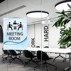 8.5 x 11 Acrylic Sign Holder with 12 Suction Cups, Clear Plastic Window Sign Holder, Wall Mount Advertising Frames for Glass Doors - Perfect for Malls, Offices, Homes, Stores, and Restaurants (2 Pack)