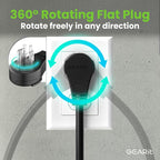 GEARit 360 Rotating Plug Indoor Outdoor Extension Cord Waterproof 50ft - 16 Gauge 16/3 AWG, 13A 1625W, 3 Prong Heavy Duty Extension Cord Weatherproof Power Cable for Outdoor Landscaping, Lights, ETL