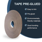 PATIKIL Walnut Edge Banding, 3/4 Inch x 250 ft Wood Veneer Tape Pre-glued Flexible Plywood Edge Banding with Hot Melt Adhesive for Furniture Restoration