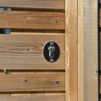 GateMate Long Throw Gate Lock 1490156, Euro Profile Keyed Alike Lock for Sheds & Gates, Keyed Outside with Thumb Turn Inside, 316 Stainless Steel, for Wooden Gates & Doors Up to 2 ¾” (70mm), 5 Keys