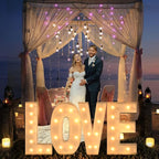 Marquee Letters 3 Feet Tall, 3FT Large Light up Letters O, Big Sign O with Warm White Light for Birthday HOCO Wedding Proposal Engagement Graduation Party Backdrop Decorations