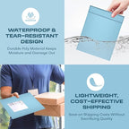 Light Blue Extra Large Poly Bubble Mailers 14.25x20 inch #7 | Self Seal Large Padded Envelopes | Air Cushioned Bubble Mailer | Usable Size 14.25x19 Lightweight Mailing Shipping Bags| 50 Pack Bulk