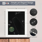 VCK 5x7 Picture Frame, White Wood Frame Set of 5 with Tempered Glass, Display 4x6 Photos with Mat or 5x7 without Mat, Tabletop and Wall Mounting