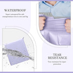 Metronic Large Poly Mailers 24x24 100 Pcs, Strong Adhensive Shipping Bags for Clothing, Waterproof Mailers Bags for Small Business, Shipping Envelopes, Tear-resistant Mailing Bags in Lilac Purple