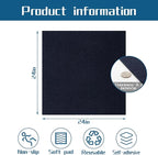 Peel and Stick Carpet Squares 24" x 24", Self Adhesive Non-Slip Carpet Tiles, Peel and Stick Soft Padded Carpet Tiles for Kitchen Bedrooms Indoor Outdoor(20 Tiles/80 sq ft)