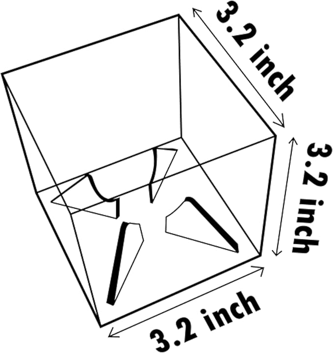 Baseball & Golf Ball Display Case Acrylic Cube Square Clear Memorabilia Display & Storage Sports Official Baseball Accessories (Golf Ball Case, Standard)