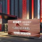 Custom Tension Fabric Display Backdrop Trade Show Backdrop for Weddings, Events, Booth (Banner only, Double Sided Print 7.5x16 Ft)