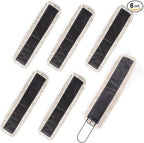 Matthew Cleaning 36'' High Strength Disposable Dust Mop Cotton Cut-end Yarn Mop Replacement Heads for Residential & Commercial Fit Standard Dust Mop Frames, Hardwood, Laminate, Concrete Floors 6Pack