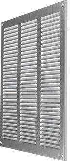 Repa Market 12x12 Inch Air Vent Cover/Galvanized Steel Louvered Grill Cover with Mesh Screen/Wall or Ceiling Vent/Durable Flush Mount HVAC Register for Indoor and Outdoor Ventilation
