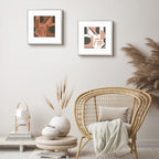 Frametory, 12x12 Metal Picture Frame with Mat for 8x8 Picture & Real Glass, Aluminum Photo Frame Collection (Silver, 2 Pack)