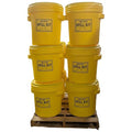 AWF PRO 20 Gallon Universal Spill Kit, 59 Pieces – 20 gal DOT Approved Drum, Socks, Pads & Pillows, & Accessories, Pack of 10