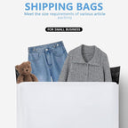 100pcs 19x24" White Poly Mailers - Heavy Duty Self Seal Shipping Bags, Waterproof for Clothing, Small Business Mailing