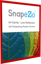 SnapeZo Poster Frame 24x30, Red, 1.25 Inch Aluminum Profile, Front-Loading Snap Frame, Wall Mounting, Professional Series