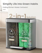 Cesun GreenGrin Kitchen Trash Can (Sliver)