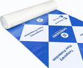 39in x 164ft Temporary Floor Protection for Construction & Renovation, Heavy Duty Floor Protection for Hardwood Floors, Tile, Carpet, Countertops, Hard Paint Protection (Blue and White)
