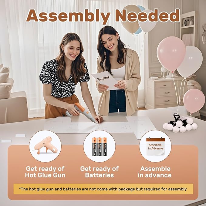 Bugame 3FT Marquee Letters, Large Light Up Letters for Birthday Wedding Backdrop Warm Light Marquee Letters 3 Feet Tall for Baby Shower Party Proposal Decoration Decor, Letter N