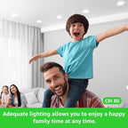 BUBO GU10 LED Bulb 6W Equivalent 50W, 5000K Daylight 650 Lumens, Non-Dimmable GU10 Bulb Replacement for Track Lighting, MR16 LED Bulb for Kitchen, Range Hood, Living Room, Bedroom, 6 Pack