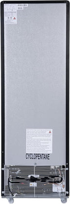 KoolMore 21 in. One Glass Door Commercial Display Merchandiser Refrigerator Cooler in Black, ETL Listed, 8 cu. ft. (KM-MDR-1GD-8C)