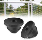 300Pack Rubber Cable Railing Grommets for 1/8" 5/32" 3/16" Cables for Wood/Metal Cable Railing Posts, 1/8" Level line Cable Railing Grommet,Cable Railing kit for Metal Posts……