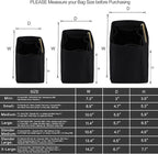 ZTUJO Purse Organizer Insert For Handbags, Silky Touching Bag Organizer Insert With Bottle Holder, Perfect for Speedy, Neverfull, Tote,ONTHEGO,Artsy,Handbag and More (Medium,Silky Black)