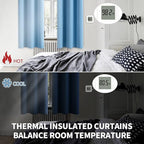 BGment Room Darkening Curtains 84 Inches Long - Grommet Thermal Insulated Drapes Window Treatment Curtains for Bedroom, 2 Panels, 42 x 84 Inch, Sky Blue